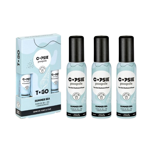 Toilet Spray I Summer Sea I To-Go Bundle I 2oz by Oopsie Poopsie