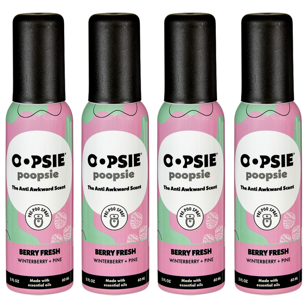 Toilet Spray I Berry Fresh I Bundle-Package I 2oz by Oopsie Poopsie I 810122380566