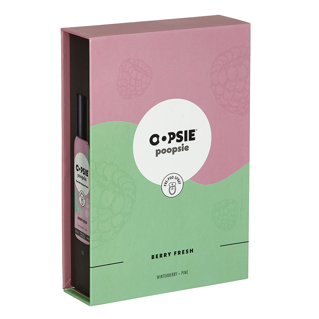 Toilet Spray I Berry Fresh I Giftable 2 Pack Single Scent I 2oz by Oopsie Poopsie - Oopsie Poopsie