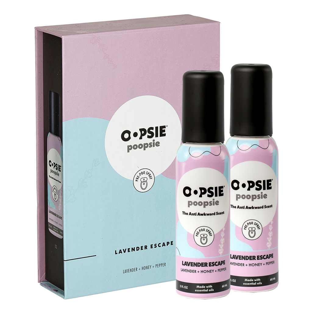 Toilet Spray I Lavender Escape I Giftable 2 Pack Single Scent I 2oz by Oopsie Poopsie - Oopsie Poopsie