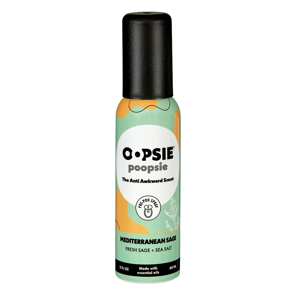 Toilet Spray I Mediterranean Sage I Single Bottle I 2oz by Oopsie Poopsie - Oopsie Poopsie