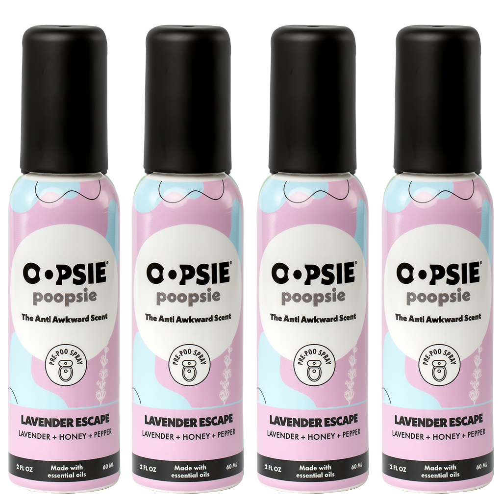 Toilet Spray I Lavender Escape I Bundle-Package  I 2oz by Oopsie Poopsie I 810122380511