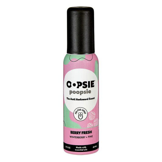 Toilet Spray I Berry Fresh I Single Bottle I 2oz by Oopsie Poopsie - Oopsie Poopsie