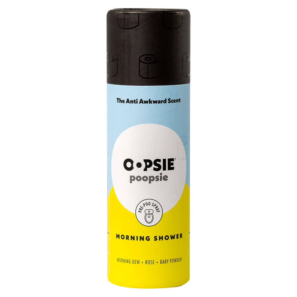 Toilet Spray I Morning Shower I Cylinder Gift Box I 2oz by Oopsie Poopsie - Oopsie Poopsie