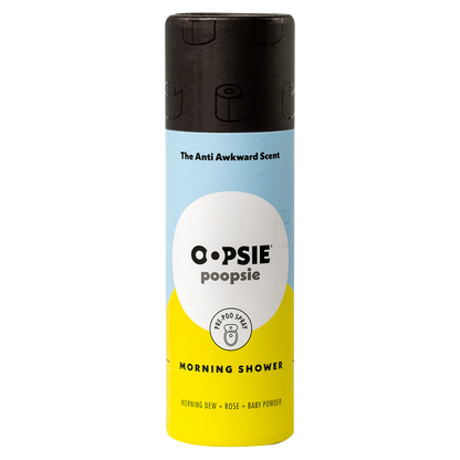 Toilet Spray I Morning Shower I Cylinder Gift Box I 2oz by Oopsie Poopsie - Oopsie Poopsie