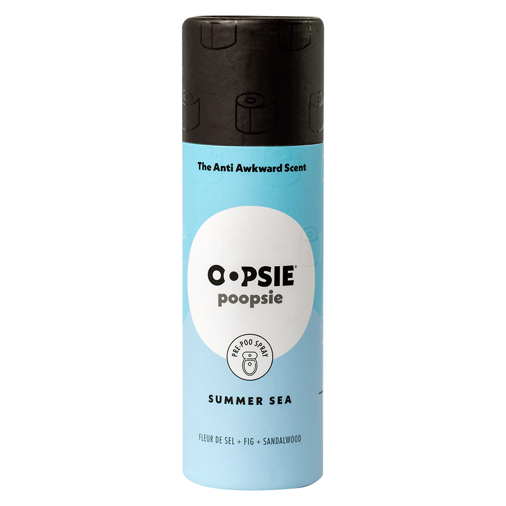 Toilet Spray I Summer Sea I Cylinder Gift Box I 2oz by Oopsie Poopsie - Oopsie Poopsie